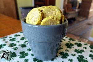 DIY St Patrick's Day Pot of Gold Dog Cookies