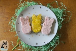DIY marshmallow Peeps for dogs